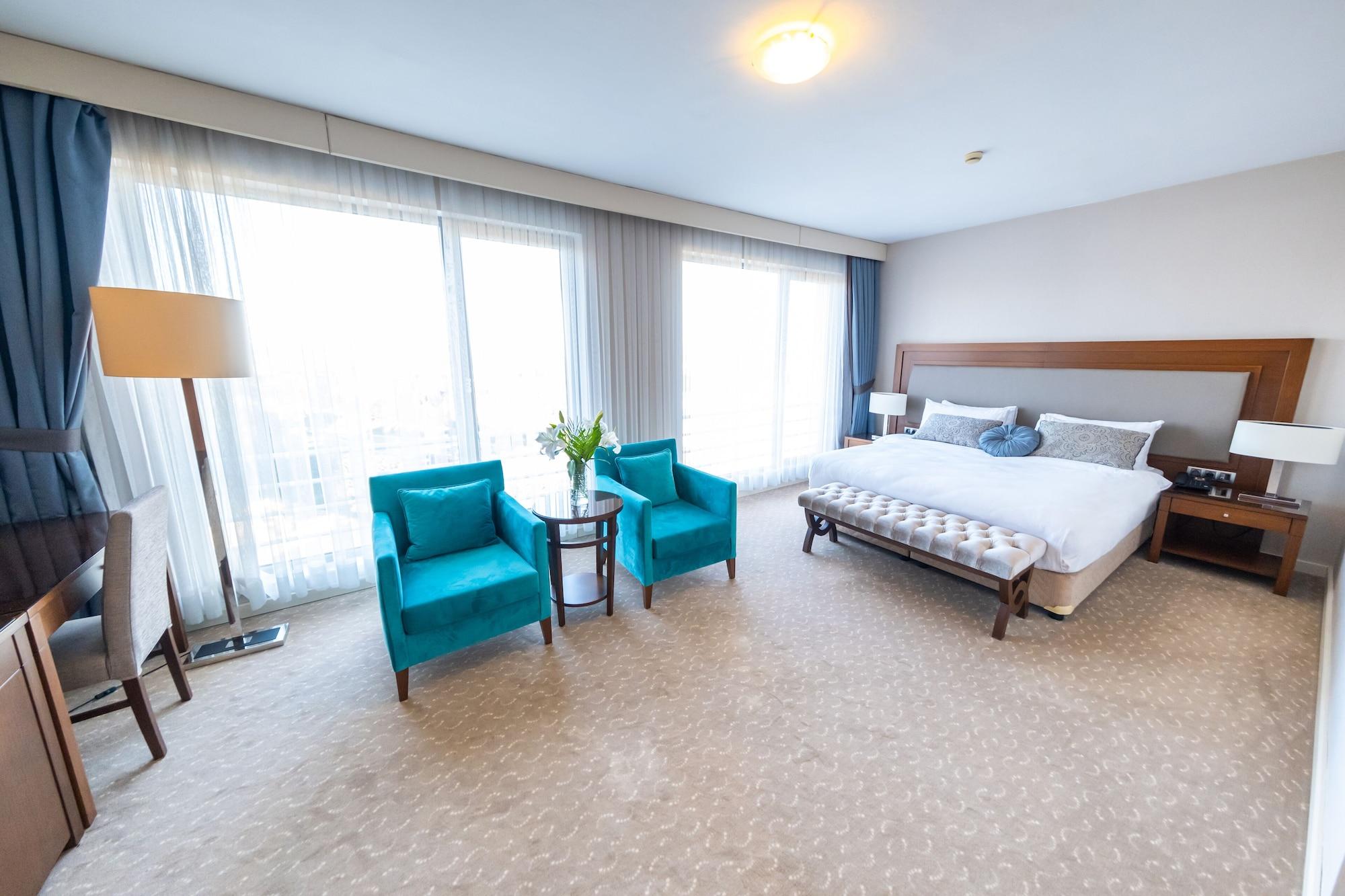 Miracle Istanbul Asia Airport Hotel & Spa Exteriér fotografie A bedroom at the hotel